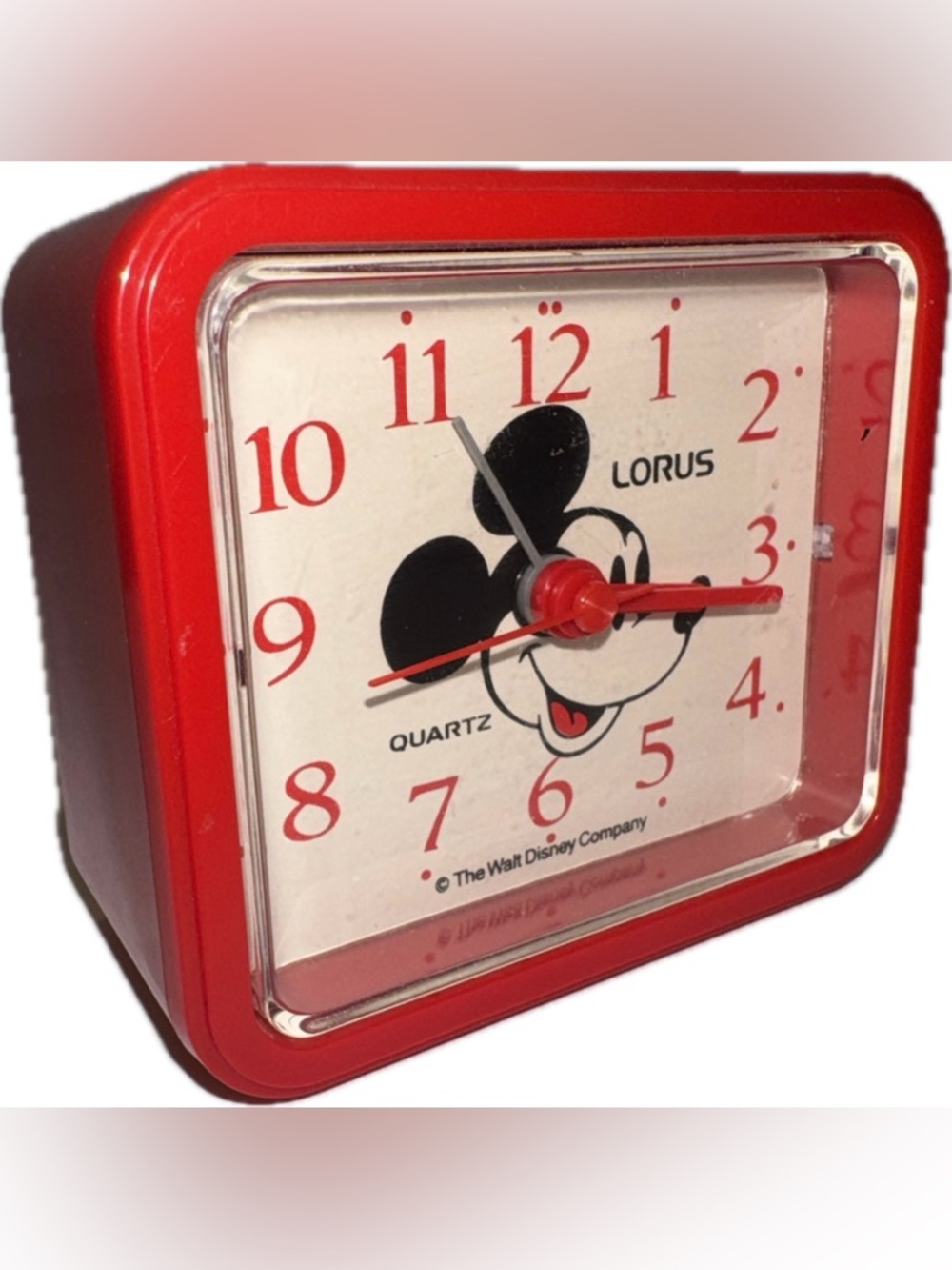 Vintage Walt Disney Mickey Mouse Clock Working